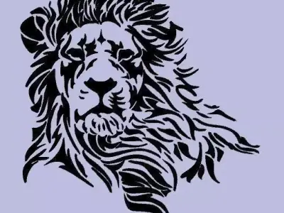 LION LOGO 3D model