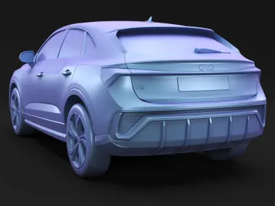 German sport SUV 3D model
