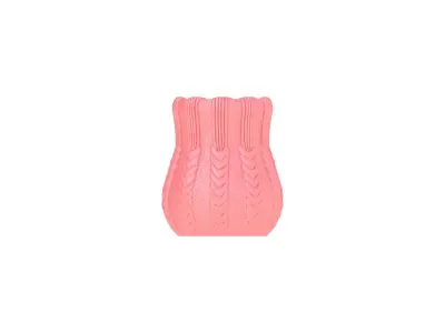 Knitted vase 3D print model