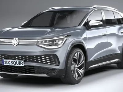 Volkswagen ID6 X 2022 3D model