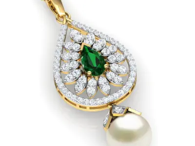 Stark Pear Pendant  3D print model