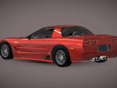 Chevrolet Corvette C5 - 1997-2004 3D model