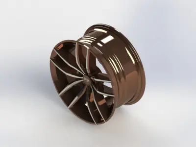 Cast rim NICHE SPORT SERIES VICE - M204 3D model