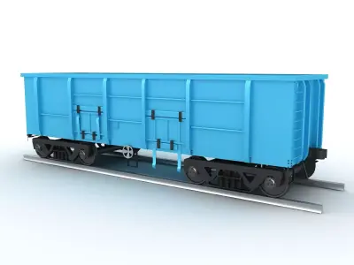 Rail Wagon 3D model