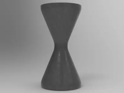 Butre Plant Pot Low-poly 3D model