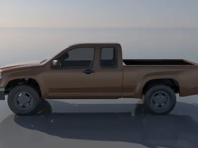 Chevrolet Colorado 2005 Extended Cab 3D print model