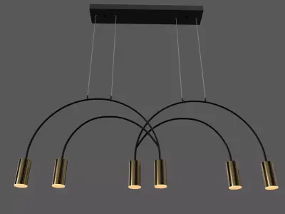 Celling Lamp Low-poly 3D model