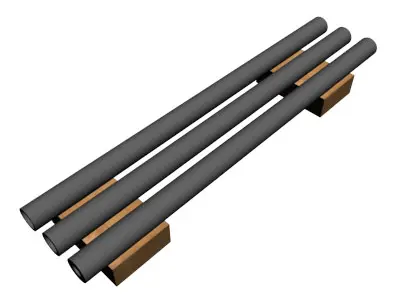 1in Pipe 3D model