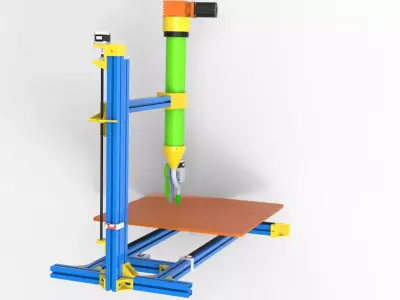 Ceramic and Clay 3D printer  3D model