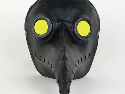 Luxury Naso Peste Futuro Masks  Gothic Masquerade Mask STL 3D print model