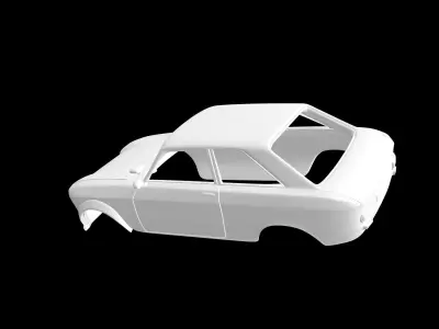 Peugeot 204 Coupe Rally 3D print model
