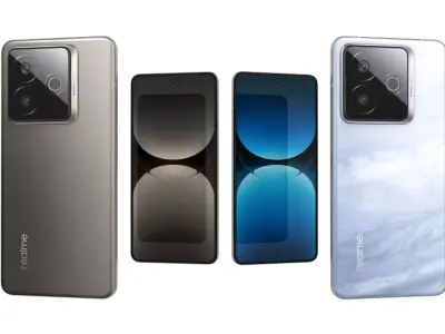 Realme GT7 Pro Racing Edition Neptune And Star Trail Titanium 3D model