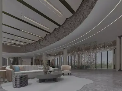 Lounge Design 3D model