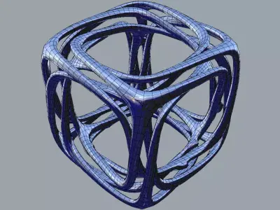 Linked Cube Free 3D print model