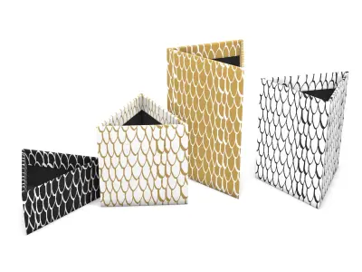 Pencil Holder Low-poly 3D model