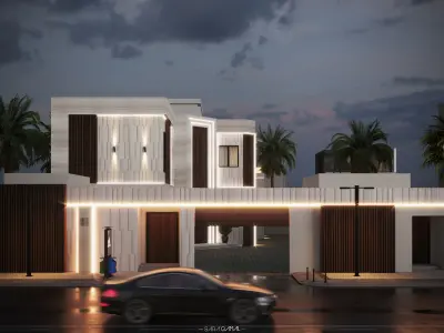 02 Modern Villa 3D model