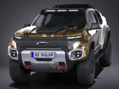 Chevrolet Colorado ZH2 CG 2017 3D model