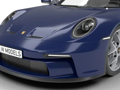 Porsche 911 S-T 2024 HQ 3D model
