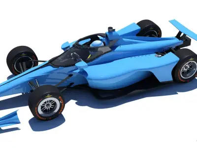 Indycar 2020 - Oval version 3D model