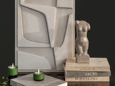 Decor set 002 3D model