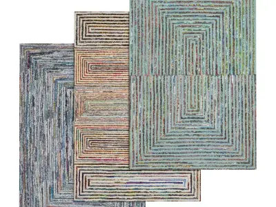 Rug Set 358 3D model