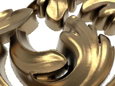  decorative pattern ready for 3D printing 3D model 163
