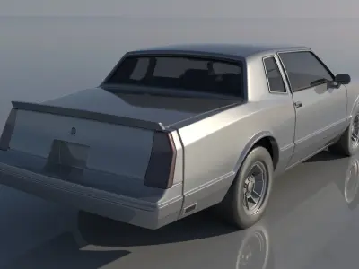 Chevrolet Monte Carlo SS 1987 3D print model