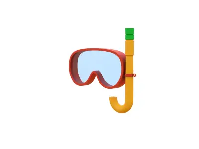 Low-Poly Driving Mask Low-poly 3D model