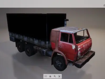 Vehicle - Truck 05 Low-poly 3D model