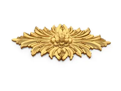Classic decor ornament 164 3D model