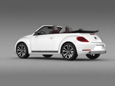 VW Beetle Cabrio sport 3D model