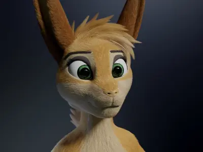Alexa Anthro Rabbit 3D model