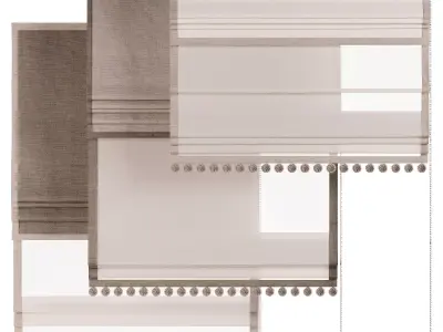 Roman Curtain 58 3D model