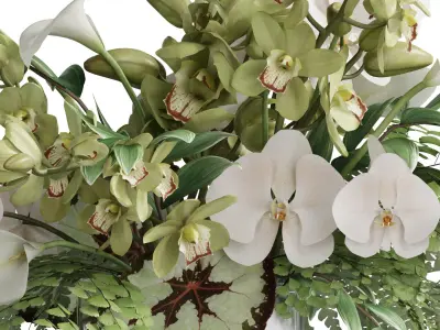 Flower In Vase 79 3D model