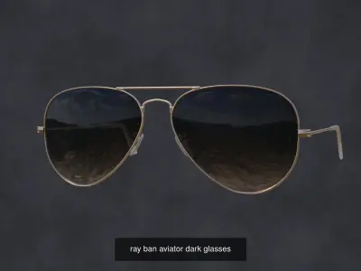2 type of glasses 3D Model Pack