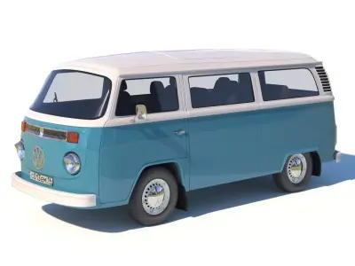 Volkswagen T2 3D model