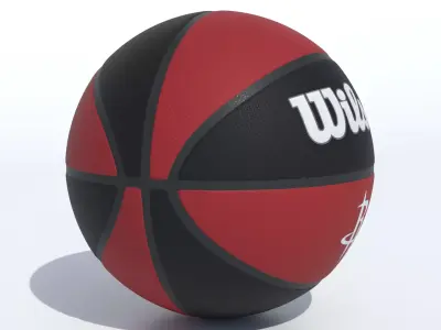 Wilson Houston Rockets Basketball 3D model