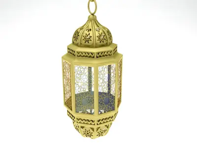 antique Islamic lighting lamp  3D model
