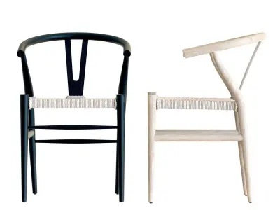 Crate and Barrel - Crescent Dining Chair 3D model