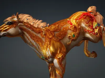 Horse-E1 3D model