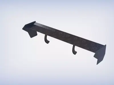 spoiler combo rear 3vol 3D model