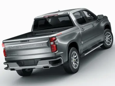 Silverado LT and High Country 2019 3D model