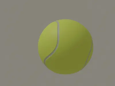 Tennisball 3D model