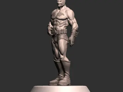 Batman Figure Posed by Evil Raz 3D model
