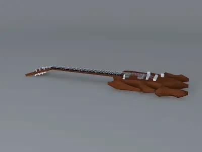 Insectoid guitar Free 3D model
