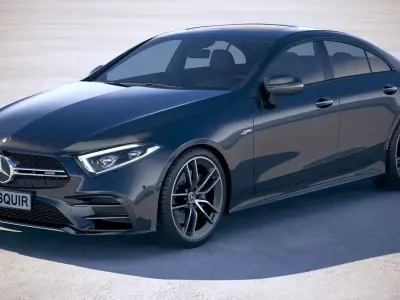 Mercedes CLS53 AMG 2019 3D model