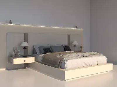 MD LAB NIGHTSTAND 02 Low-poly 3D model