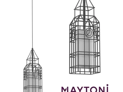 Pendant  City T195-PL-01-B Maytoni LOFT Free 3D model