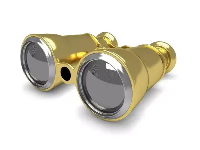Opera Gold Glasses 3D model