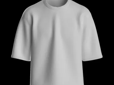 Male tshirt 3D model